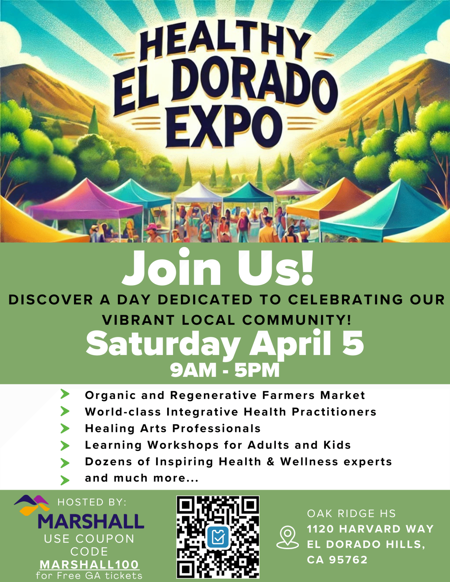 Healthy El Dorado Expo 2025 flyer