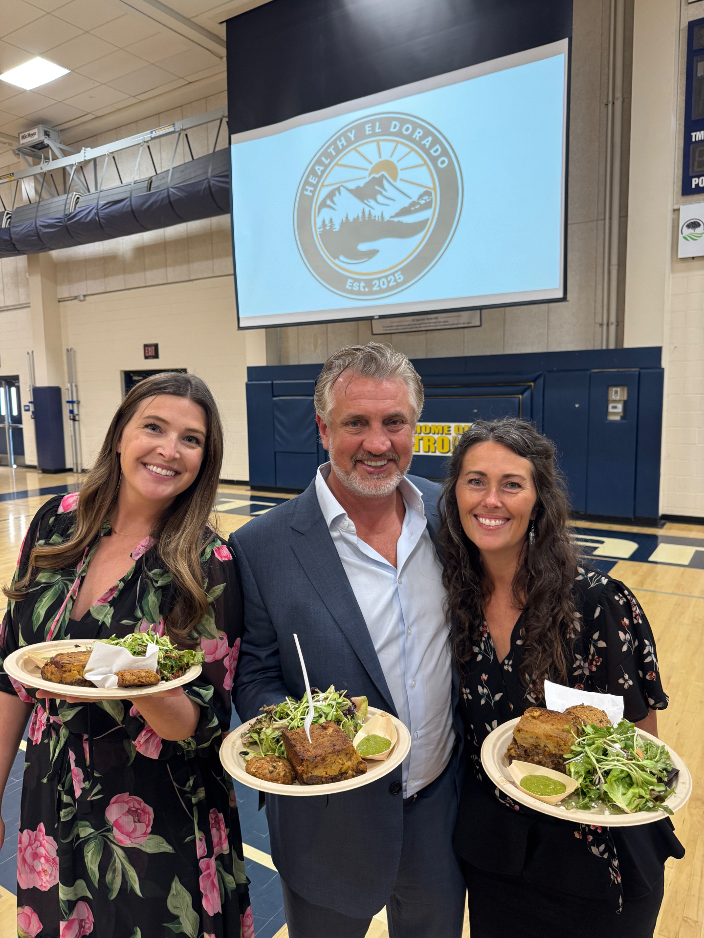Attendees enjoying farm-to-table food at Healthy El Dorado 2025